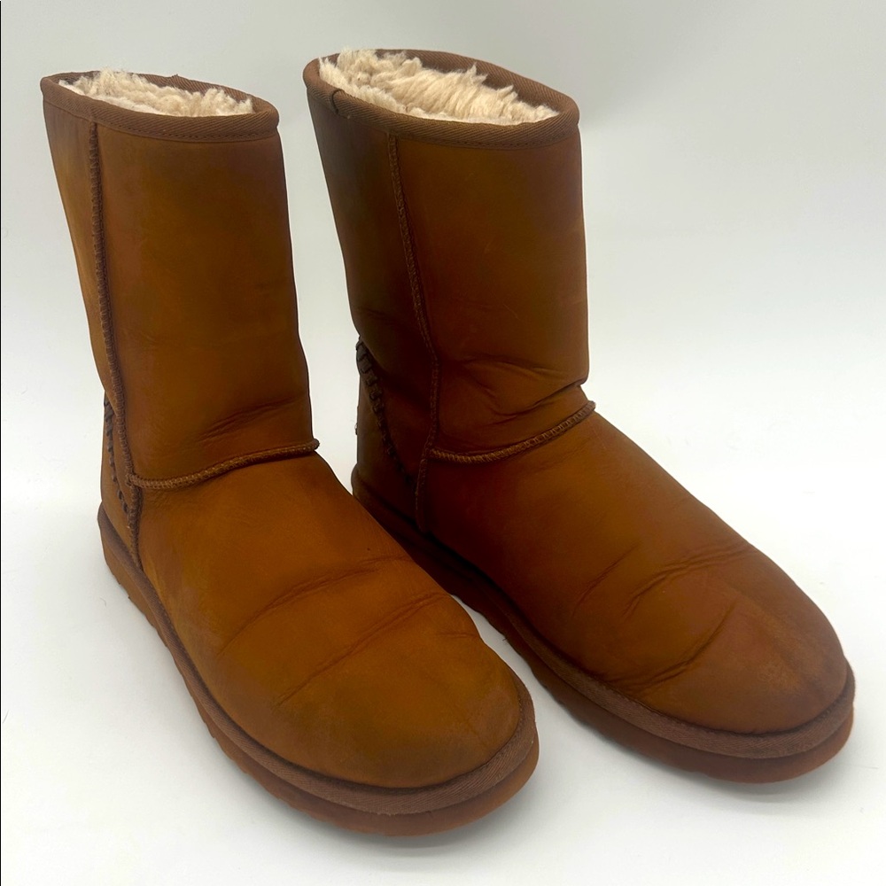 Ugg Pendleton Classic Short Chestnut Shearling Bo… - image 3